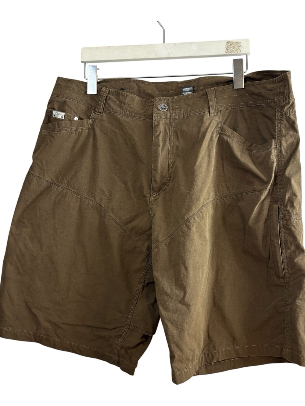 Kuhl Men's hiking shorts Brown Cotton Blend Size 40